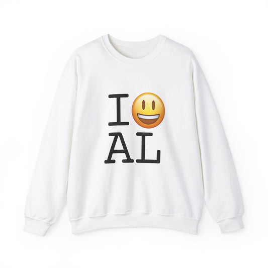 "I'm Happy about Alabama" Sweatshirt