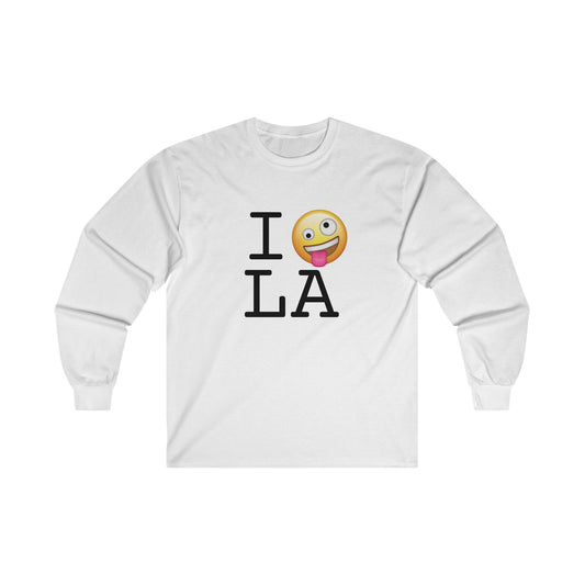 "I'm Crazy about Louisiana" Long Sleeve Shirt