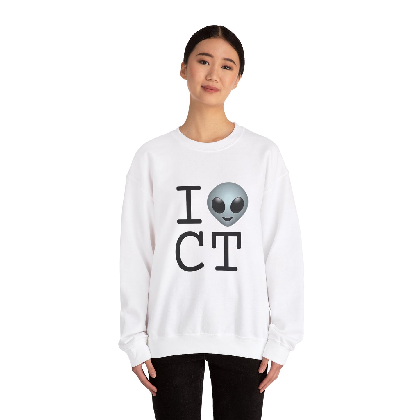 "I Feel Alien in Connecticut" Sweatshirt