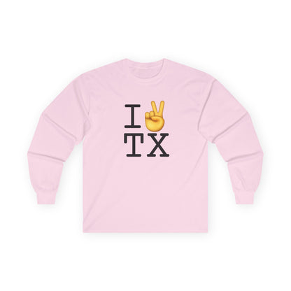 "I Show Peace to Texas" Long Sleeve Shirt