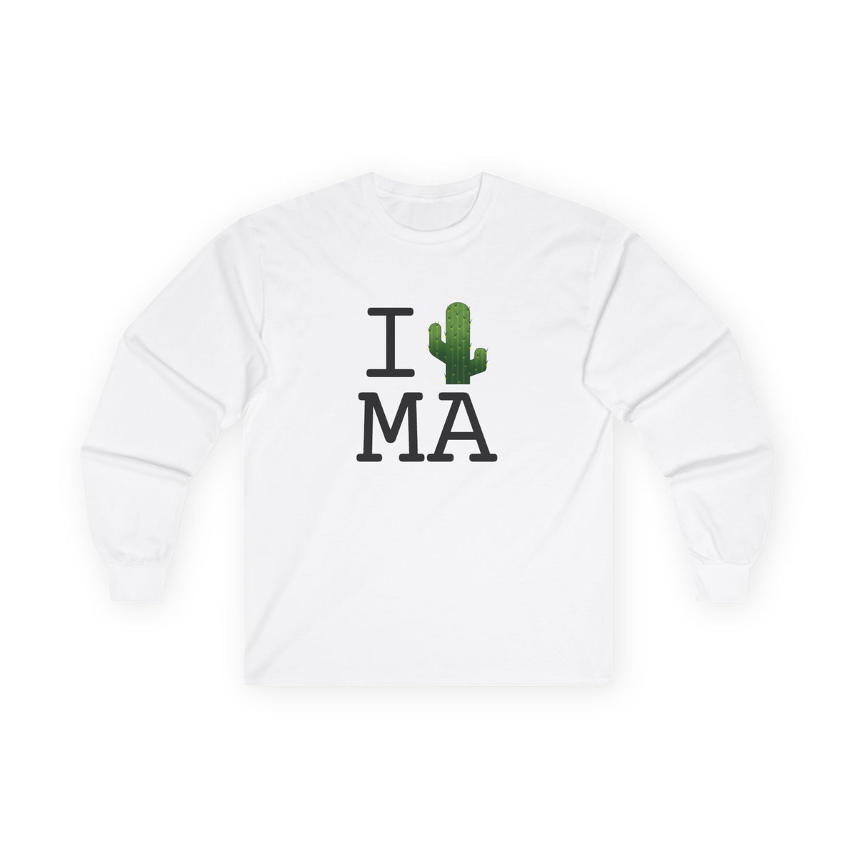 "I Cactus Massachusetts" Long Sleeve Shirt