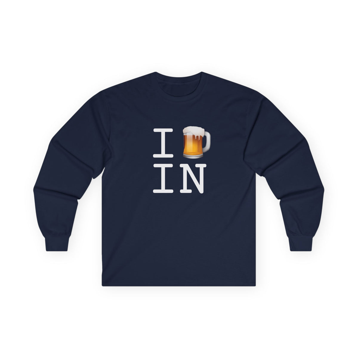 "I Beer Indiana" Long Sleeve Shirt