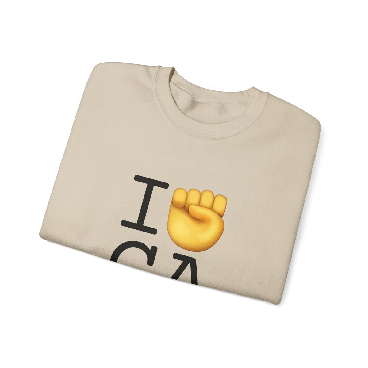 "I Raise my Fist with California" Sweatshirt