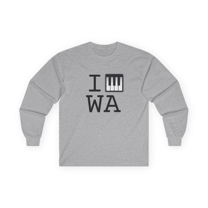 "I Piano Washington" Long Sleeve Shirt