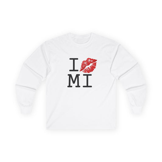 "I Kiss Mark Michigan" Long Sleeve Shirt