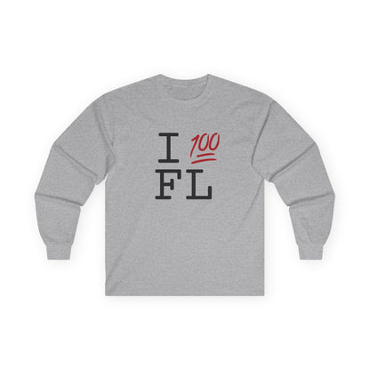 "I Keep it 100 in Florida" Long Sleeve Shirt