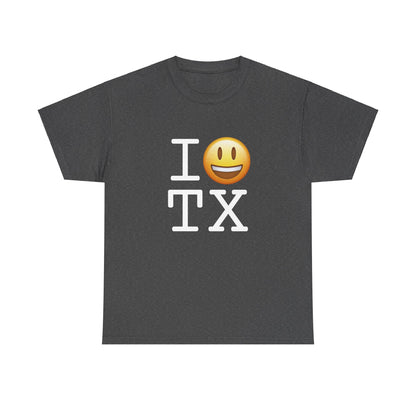 "I'm Happy about Texas" Tee