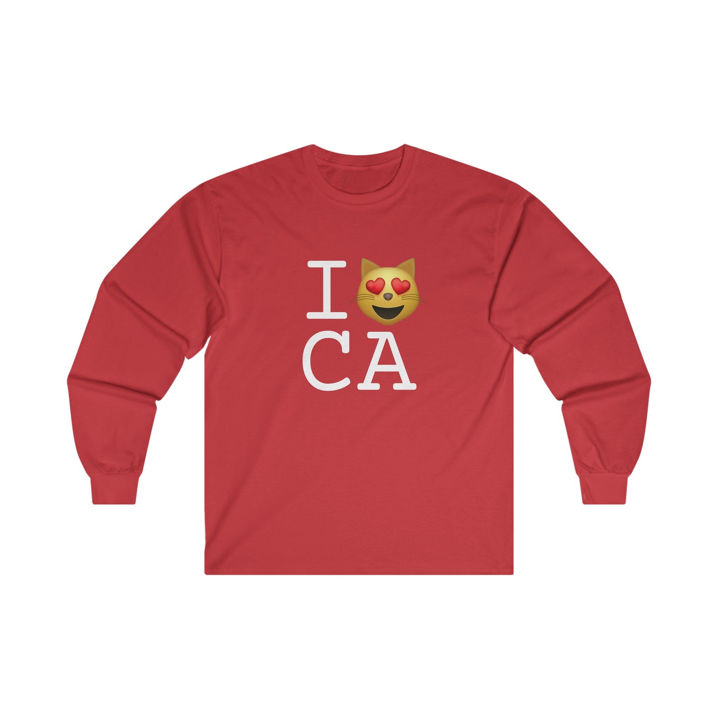 "I'm a Cat that Loves California" Long Sleeve Shirt