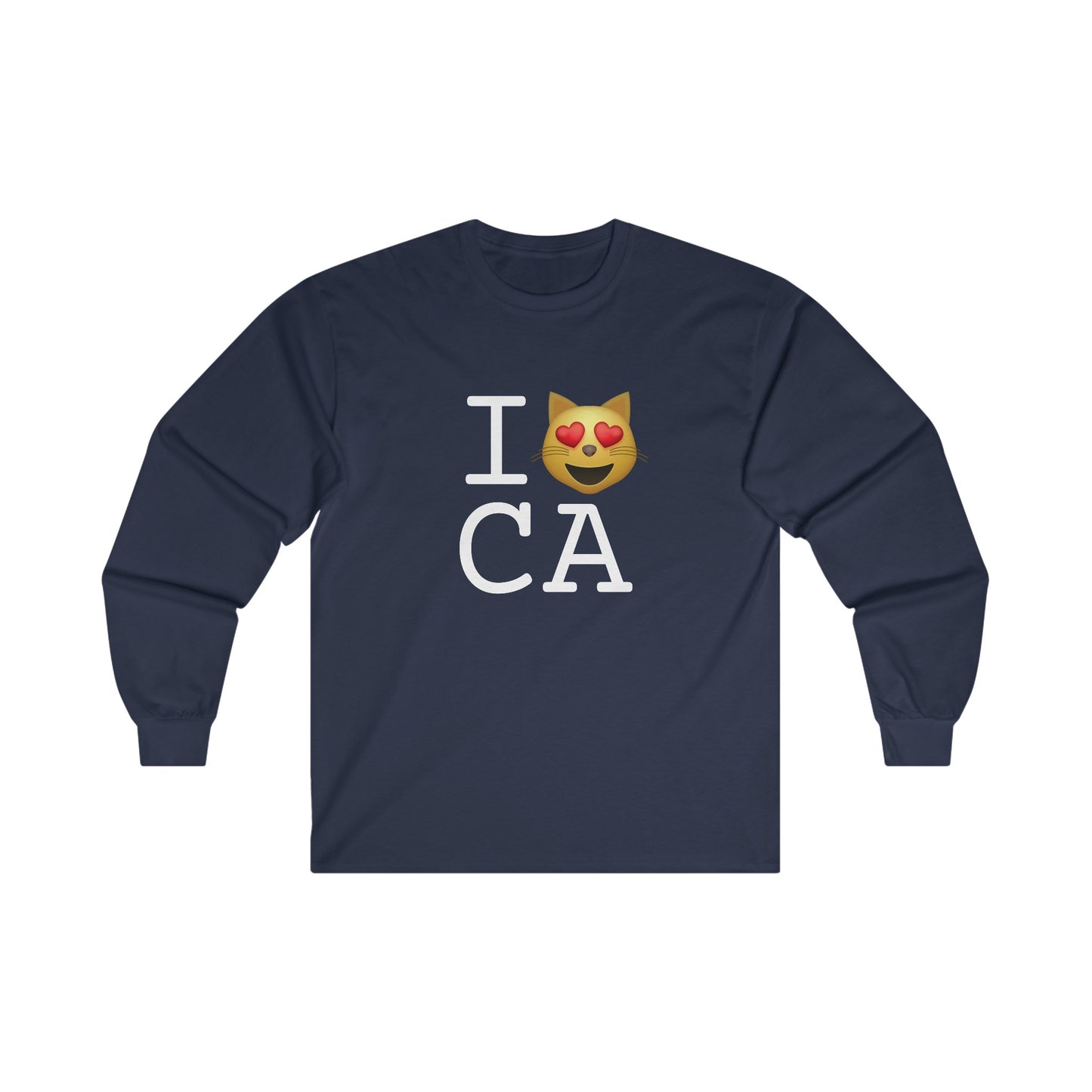 "I'm a Cat that Loves California" Long Sleeve Shirt