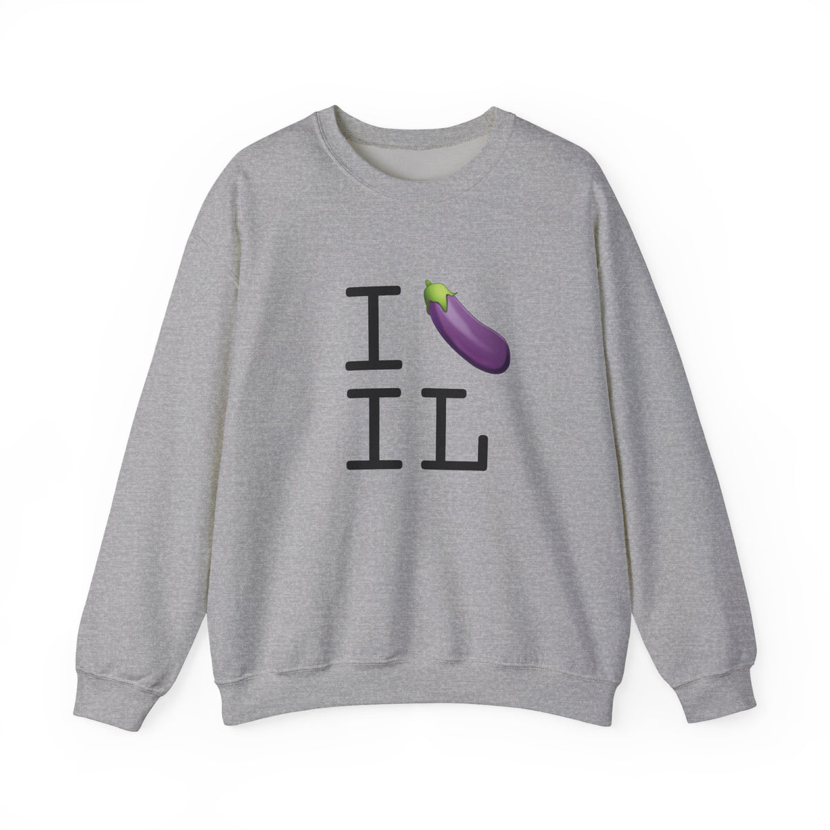 "I Eggplant Illinois" Sweatshirt