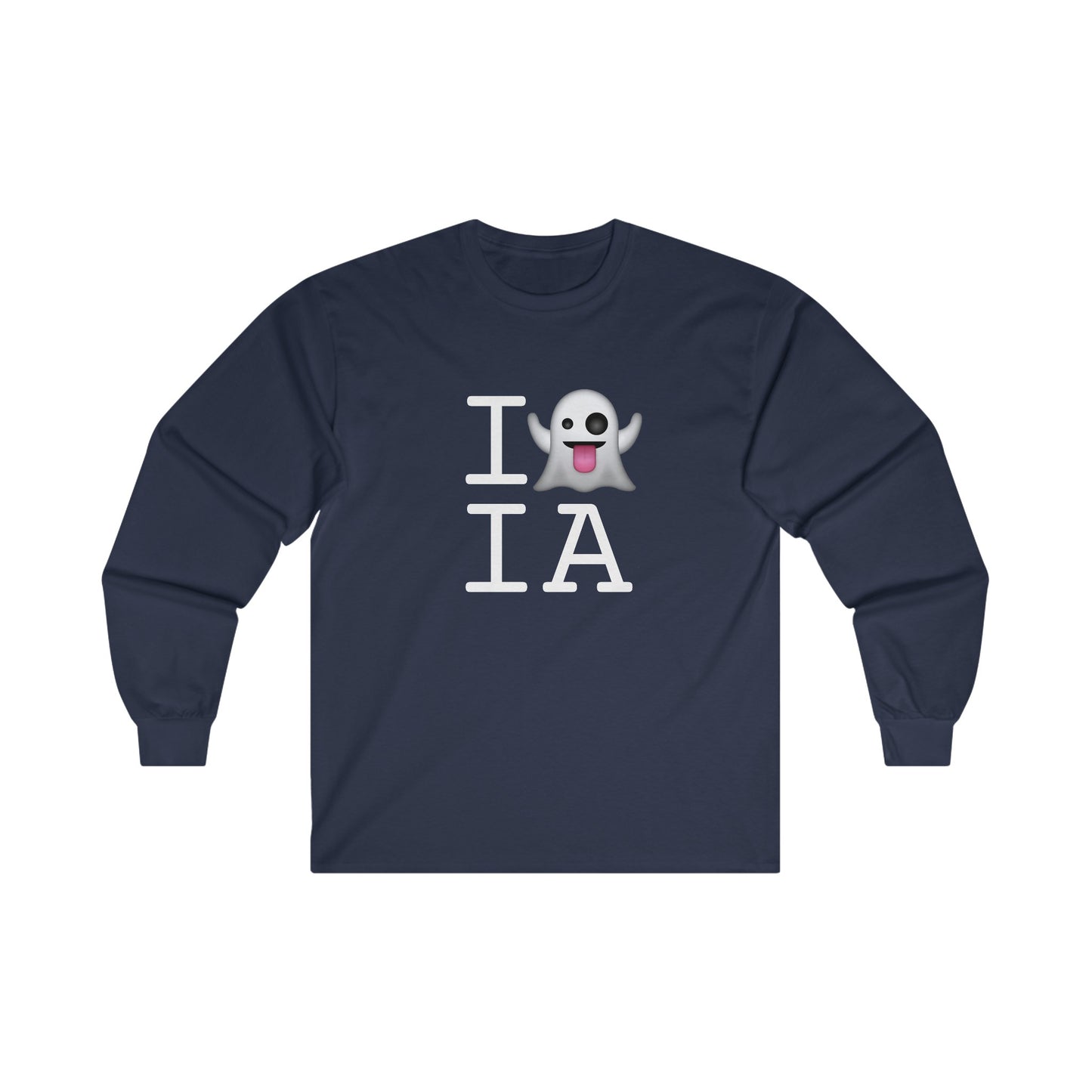 "I'm Ghosting Iowa" Long Sleeve Shirt