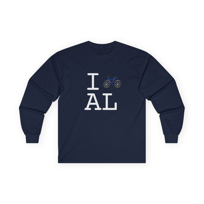 "I Bicycle Alabama" Long Sleeve Shirt
