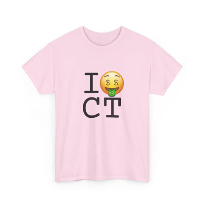 "I Get Rich in Connecticut" Tee
