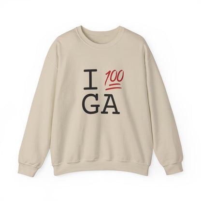 "I Keep it 100 in Georgia" Sweatshirt