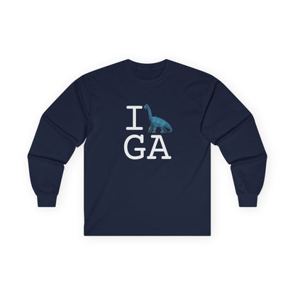 "I'm a Dinosaur in Georgia" Long Sleeve Shirt