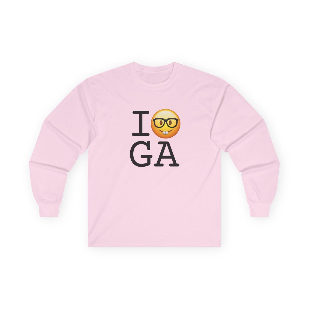 "I'm a Nerd about Georgia" Long Sleeve Shirt