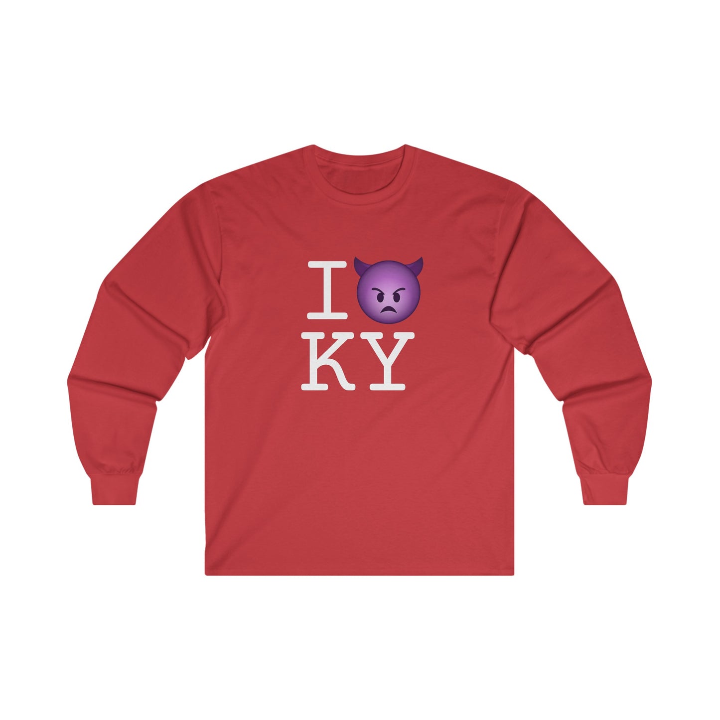 "I'm an Angry Devil about Kentucky" Long Sleeve Shirt