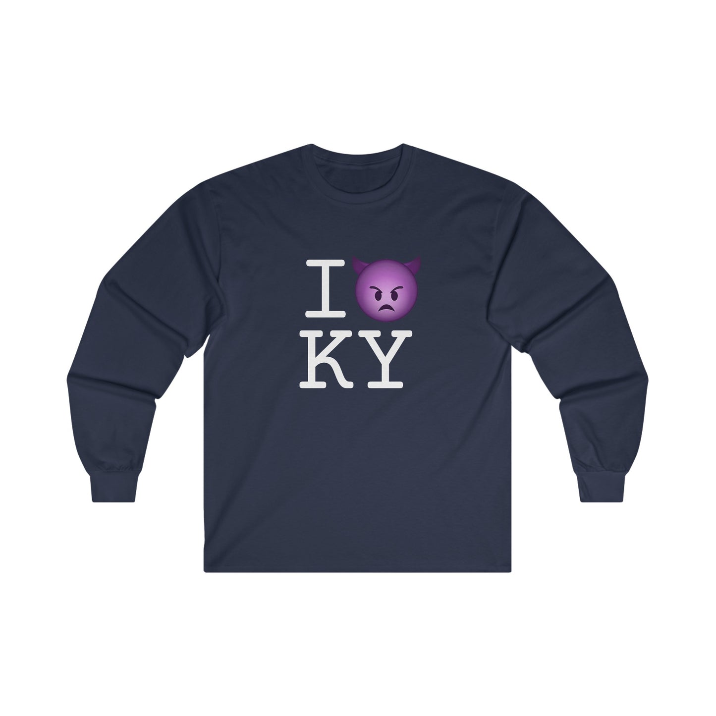 "I'm an Angry Devil about Kentucky" Long Sleeve Shirt