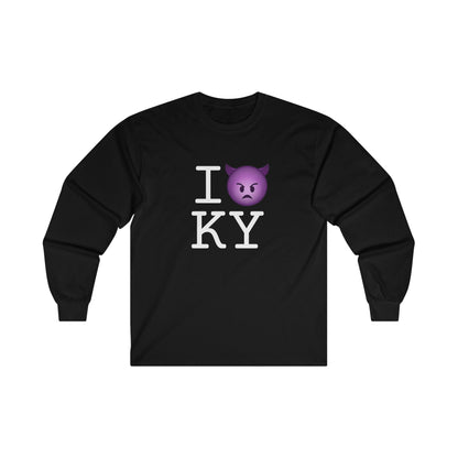 "I'm an Angry Devil about Kentucky" Long Sleeve Shirt