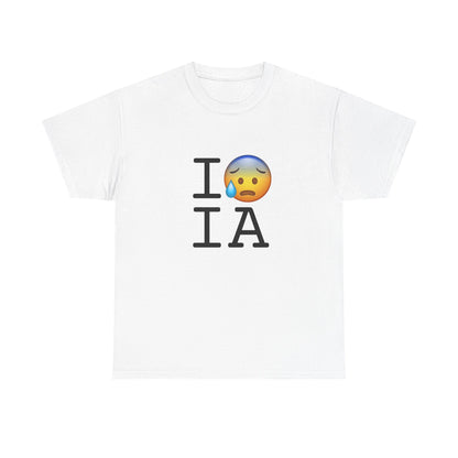 "I'm Anxiously Sweating in Iowa" Tee