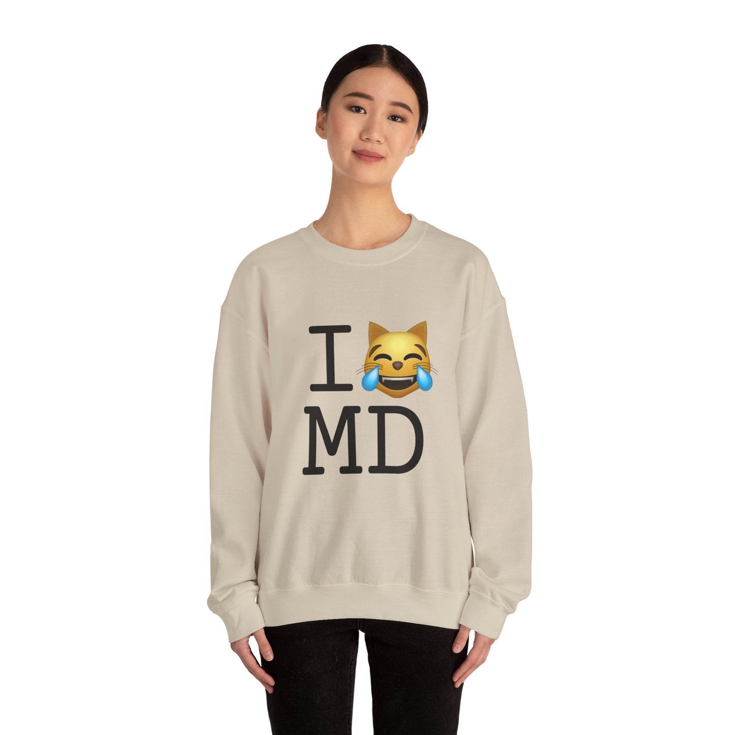 "I'm Laughing like a Cat at Maryland" Sweatshirt