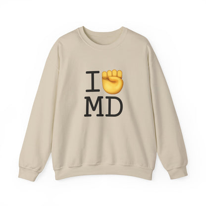 "I Raise my Fist with Maryland" Sweatshirt