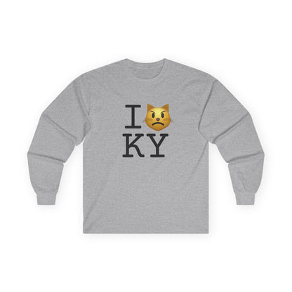 "I'm a Pouting Cat about Kentucky" Long Sleeve Shirt