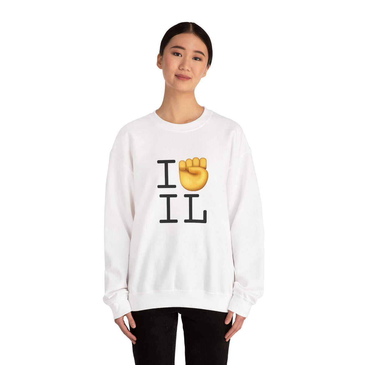 "I Raise my Fist with Illinois" Sweatshirt