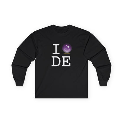 "I Predict the Future (Crystal Ball) of Delaware" Long Sleeve Shirt
