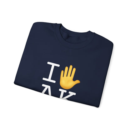 "I Stop (Raised Hand) Alaska" Sweatshirt