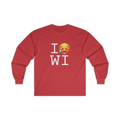 "I'm Hot in Wisconsin" Long Sleeve Shirt