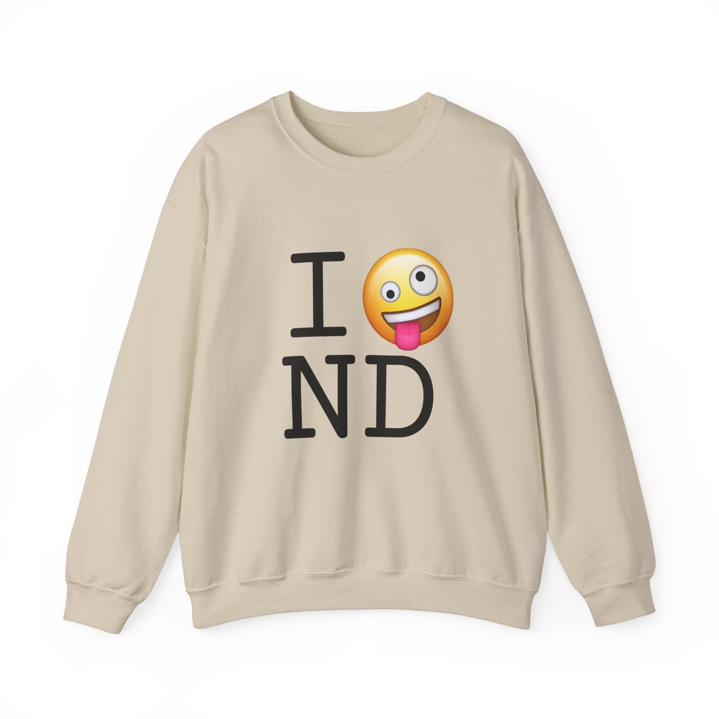 "I'm Crazy about North Dakota" Sweatshirt