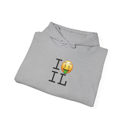 "I Get Rich in Illinois" Hoodie