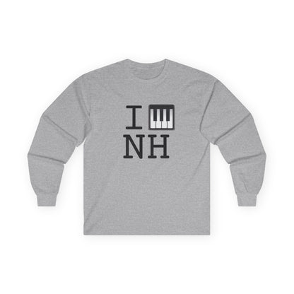 "I Piano New Hampshire" Long Sleeve Shirt