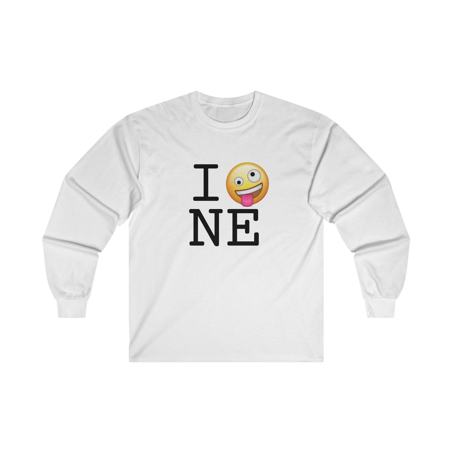 "I'm Crazy about Nebraska" Long Sleeve Shirt