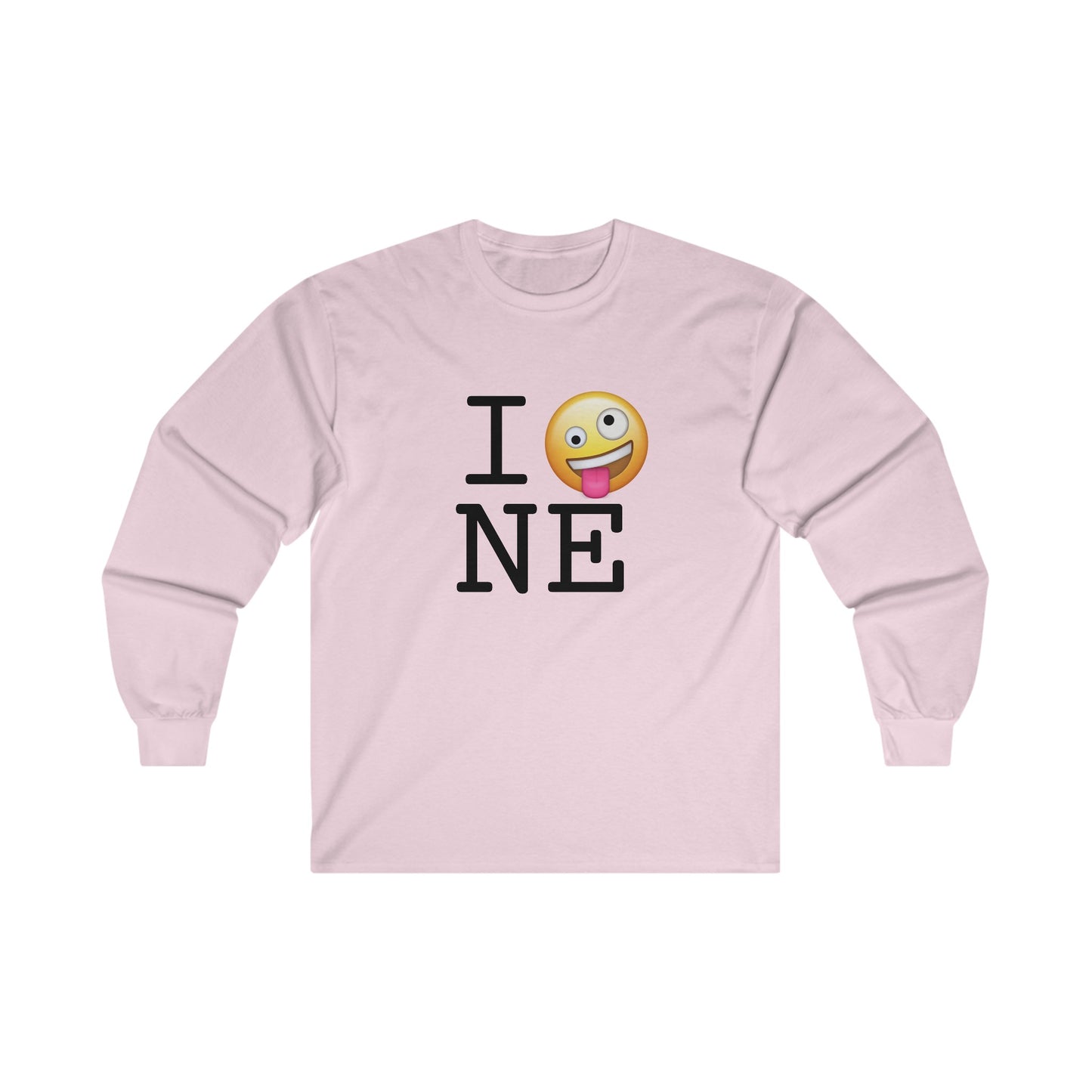 "I'm Crazy about Nebraska" Long Sleeve Shirt