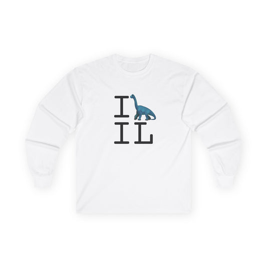 "I'm a Dinosaur in Illinois" Long Sleeve Shirt