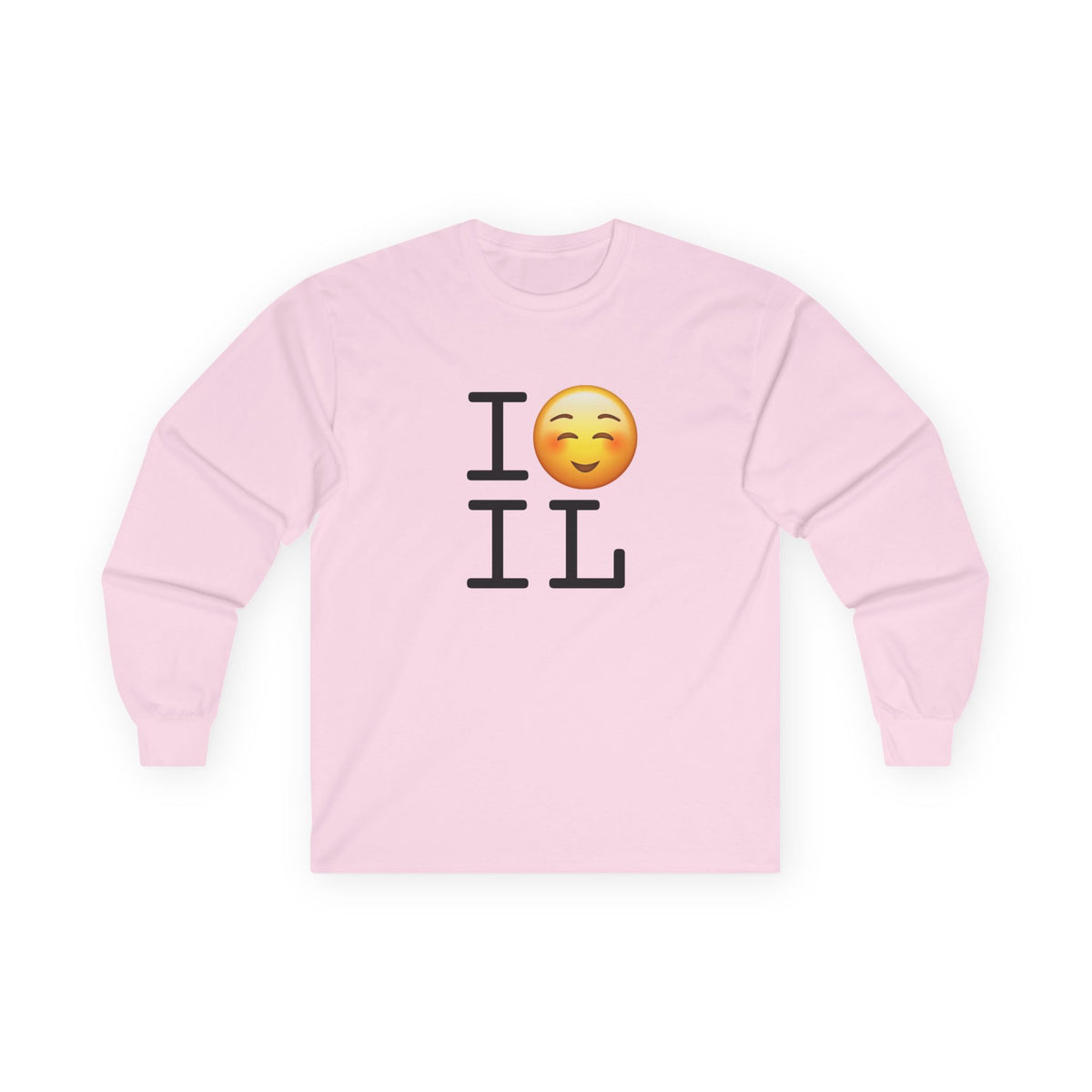 "I Blush at Illinois" Long Sleeve Shirt