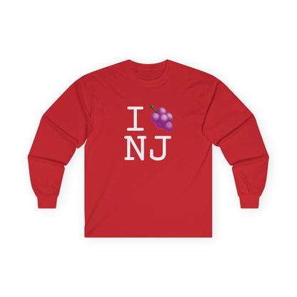 "I Grape New Jersey" Long Sleeve Shirt