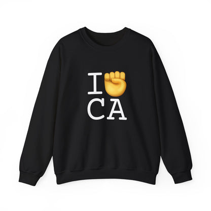 "I Raise my Fist with California" Sweatshirt
