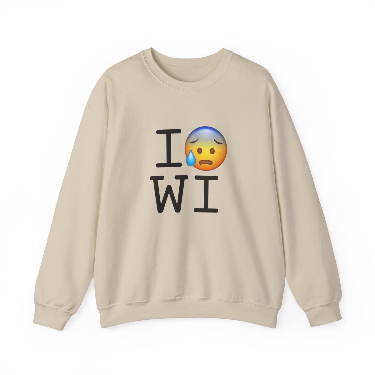 "I'm Anxiously Sweating in Wisconsin" Sweatshirt
