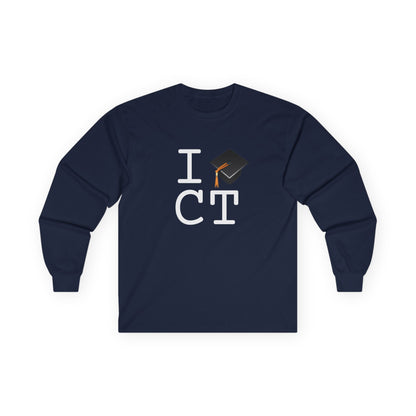 "I Graduate Connecticut" Long Sleeve Shirt