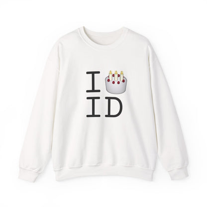"I Birthday Cake Idaho" Sweatshirt
