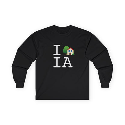 "I'm Home in Iowa" Long Sleeve Shirt