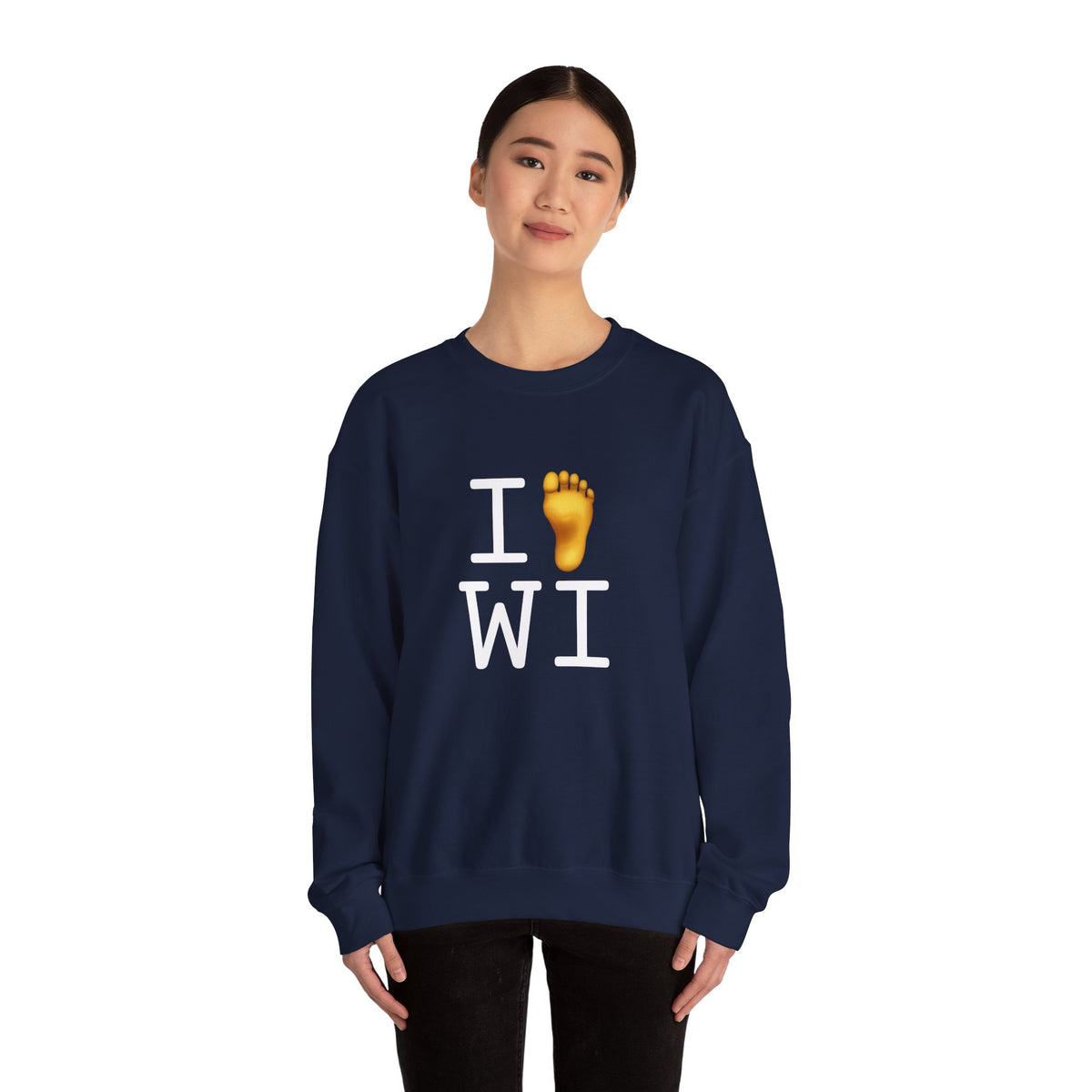 "I Foot Wisconsin" Sweatshirt