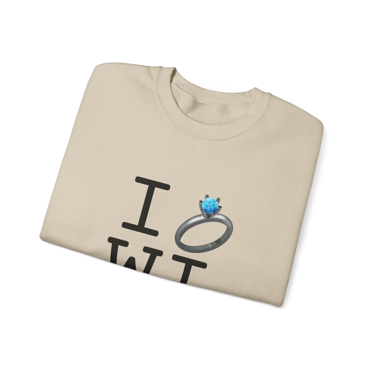 "I'm Married to (Diamond Ring) Wisconsin" Sweatshirt