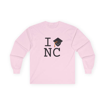 "I Graduate North Carolina" Long Sleeve Shirt