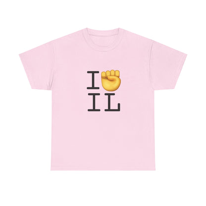 "I Raise my Fist with Illinois" Tee
