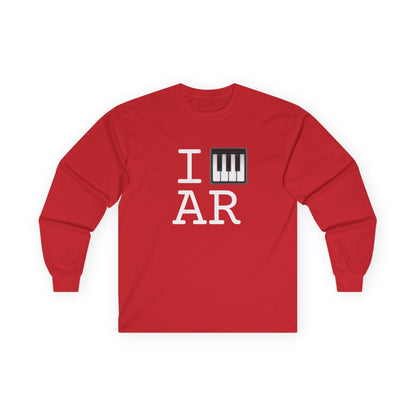 "I Piano Arkansas" Long Sleeve Shirt