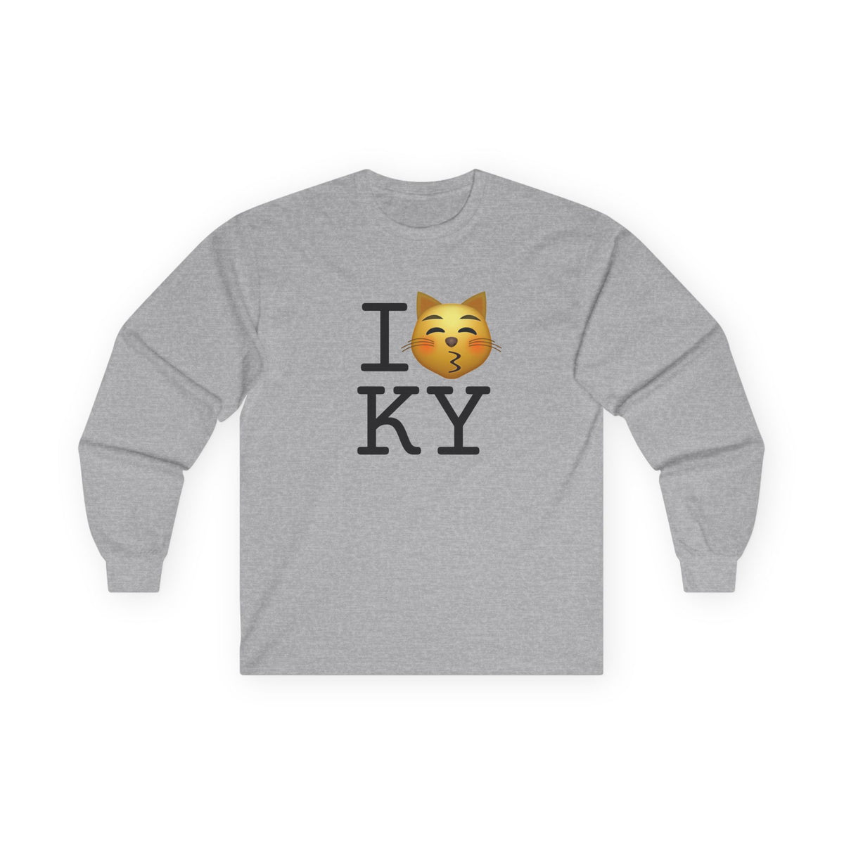 "I'm a Kissing Cat toward Kentucky" Long Sleeve Shirt